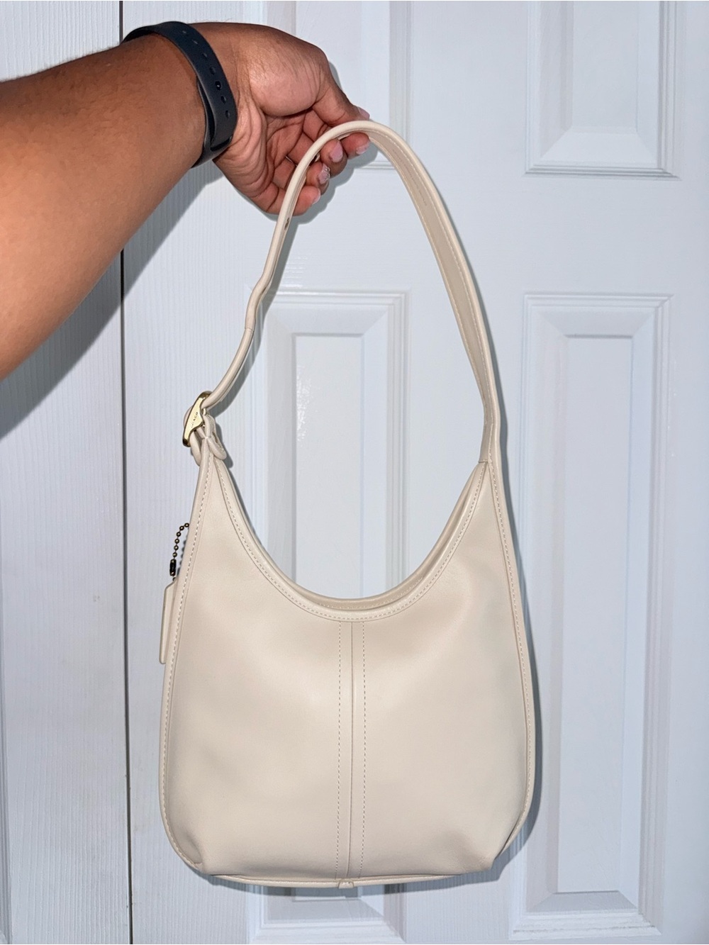 COACH Ergo C2265 Cream Leather Handbag